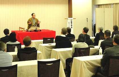 三遊亭楽春・笑いと健康の講演会