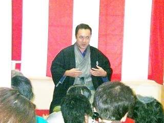 三遊亭楽春の出張落語会の風景