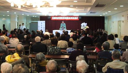 三遊亭楽春の出張落語会の風景