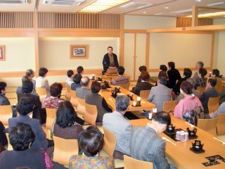 三遊亭楽春の出張落語会の風景