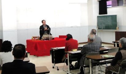 三遊亭楽春の落語に学ぶ職場のコミュニケーション術向上セミナーの会風景