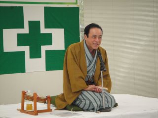 落語家で講演会の人気講師・三遊亭楽春の安全衛生大会講演会、笑いの効果で安心安全