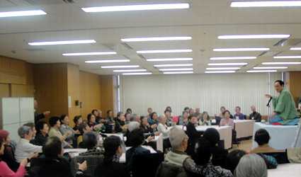 講演会人気講師・三遊亭楽春の健康づくり講演会