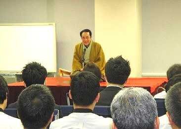 三遊亭楽春のCS&コミュニケーション講演会の風景