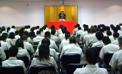 三遊亭楽春のメンタルケア講演会の風景