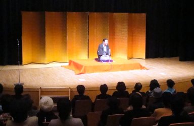 三遊亭楽春落語会の風景